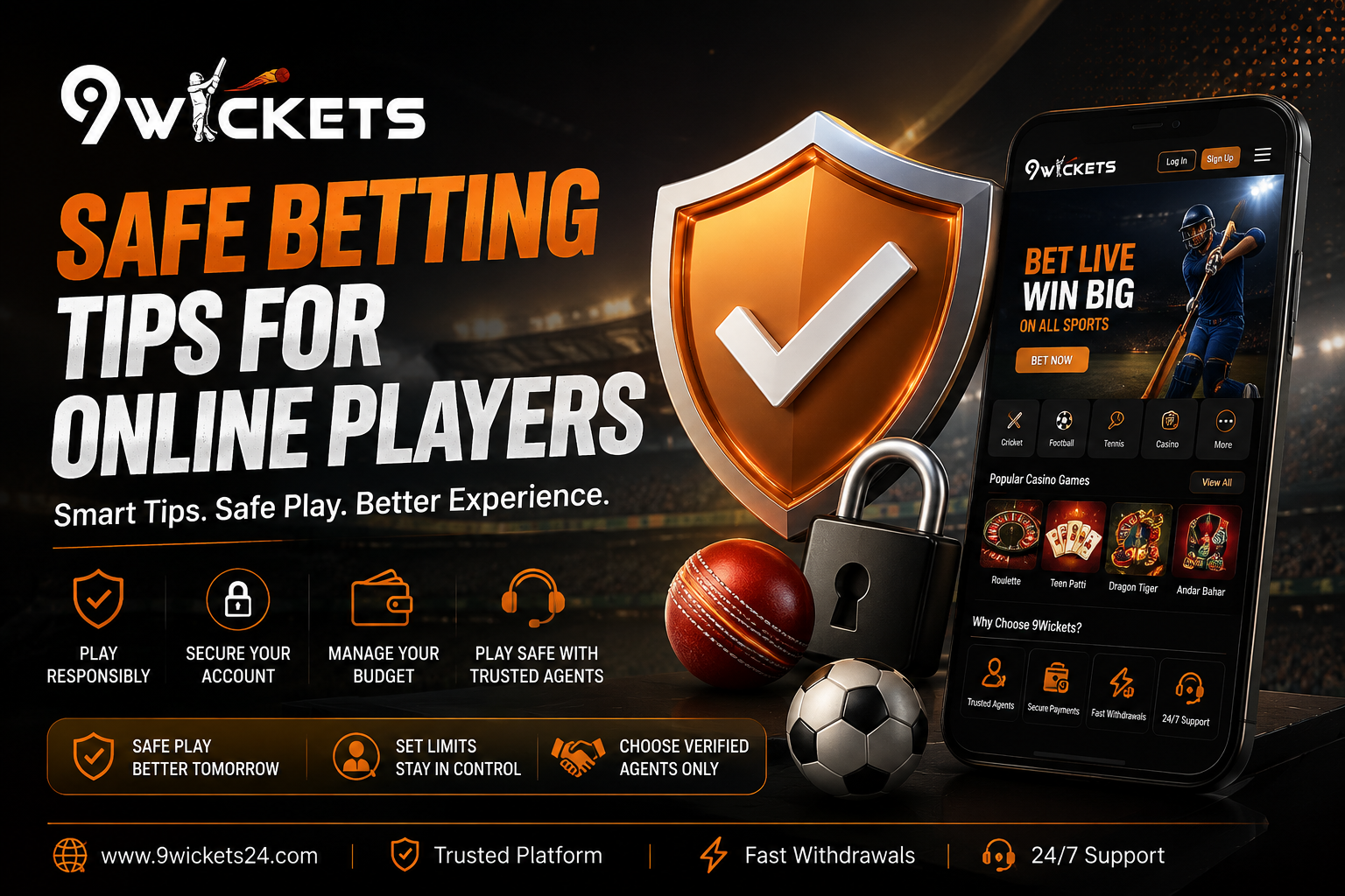 9Wickets Safe Betting Tips for Online Players